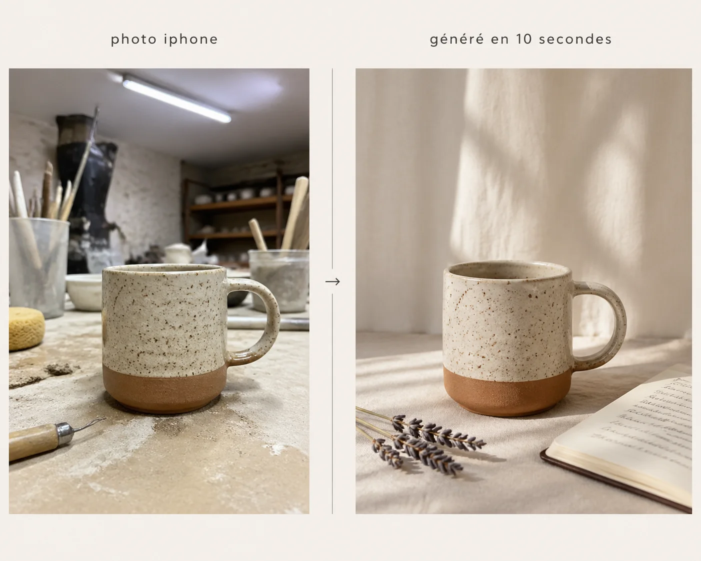 Vos pièces méritent mieux qu'une photo prise à la va-vite.