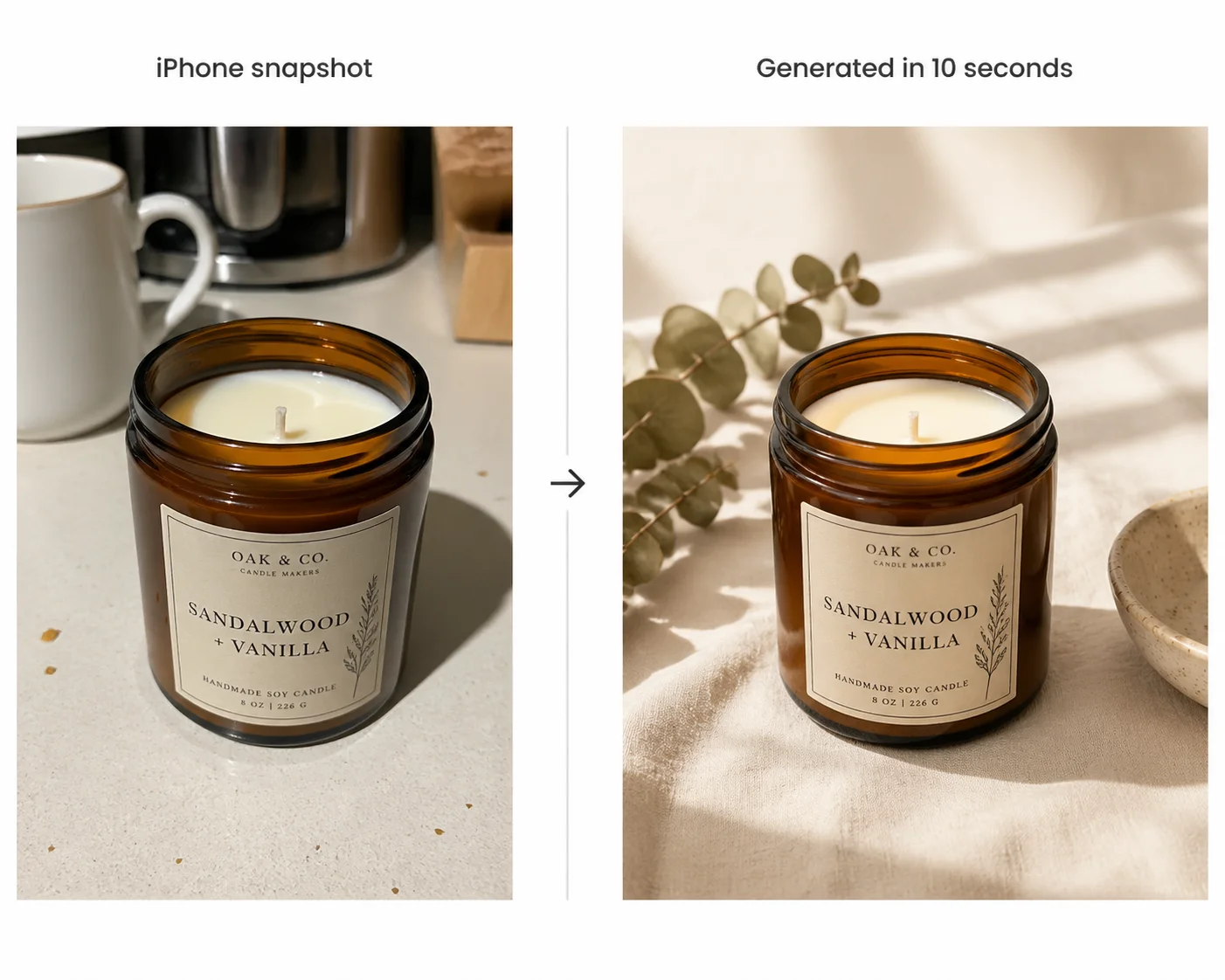 One product photo. A whole catalogue of angles.